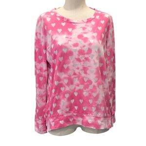 Style & Co. Pink Heart Sweatshirt